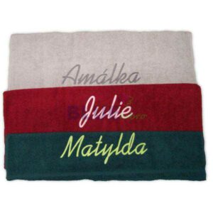Froté ručník se jménem 50x100cm vz.2 2 Froté ručník se jménem 50x100cm