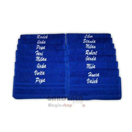 BLUEmbro.cz -  Frot&eacute; ručn&iacute;k se jm&eacute;nem 50x100cm vz.1
