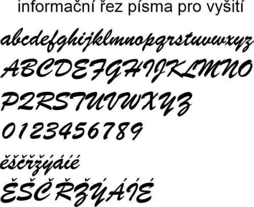 BLUEmbro.cz -  Frot&eacute; ručn&iacute;k se jm&eacute;nem 50x100cm vz.1