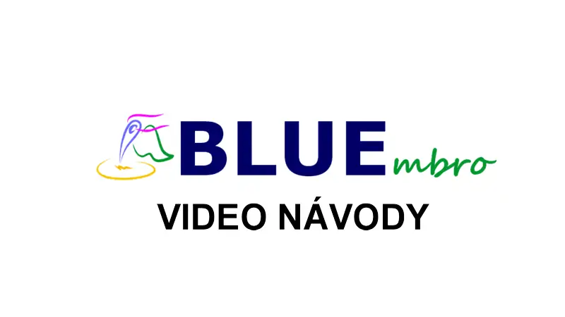 video návody na youtube kanále BLUEmbro