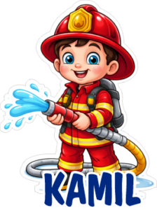 personalizovan&yacute; z&aacute;pich hasič pro d&iacute;tě kluka se jm&eacute;nem dle va&scaron;eho zad&aacute;n&iacute;